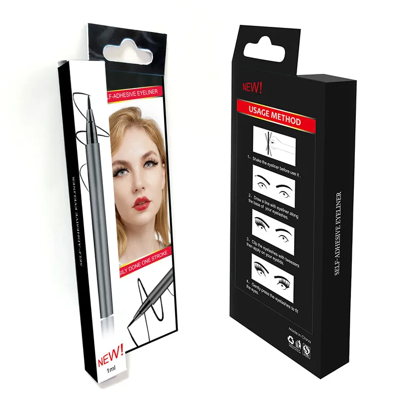12 Colors Liquid Self Adhesive Eyelashes Eye Liner Pen