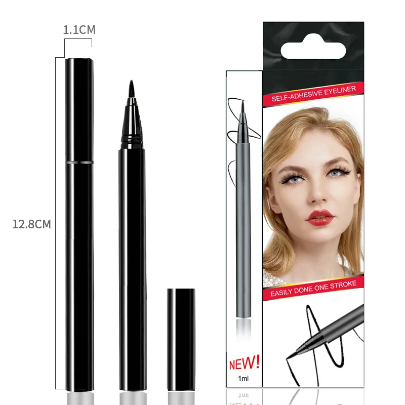 12 Colors Liquid Self Adhesive Eyelashes Eye Liner Pen