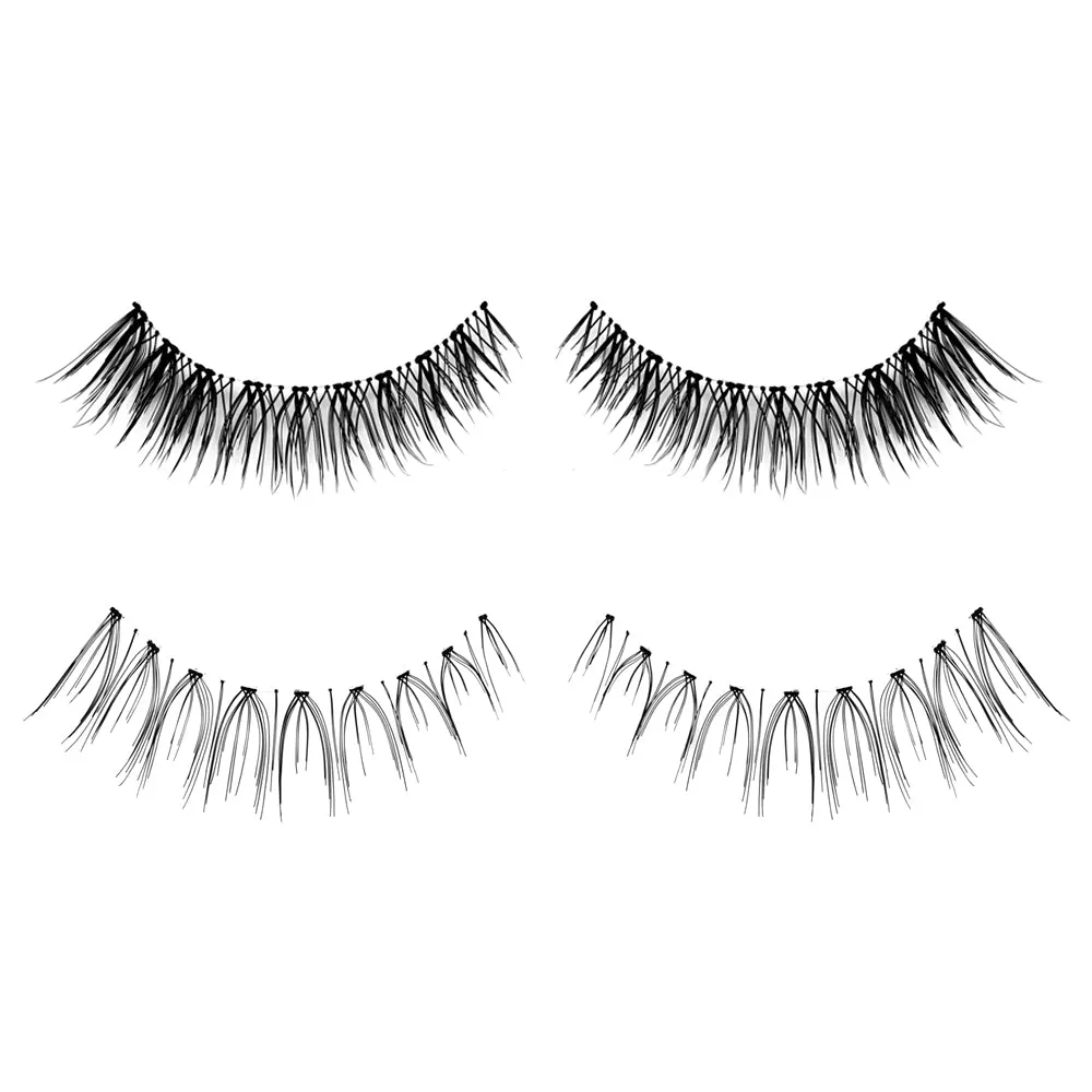 2 Pairs Magnetic Eyelashes and Eyeliner Kit with Tweezer & Lash Curler ML-T05