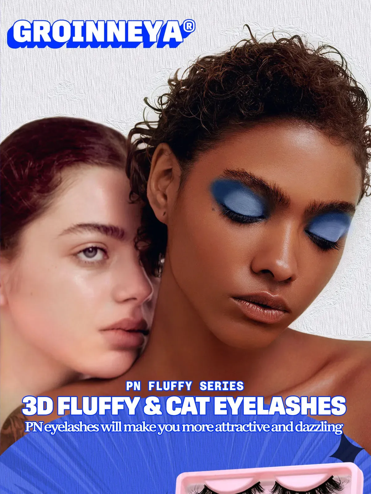 5/10 Pairs Fluffy Soft Wispy Fake Eyelashes