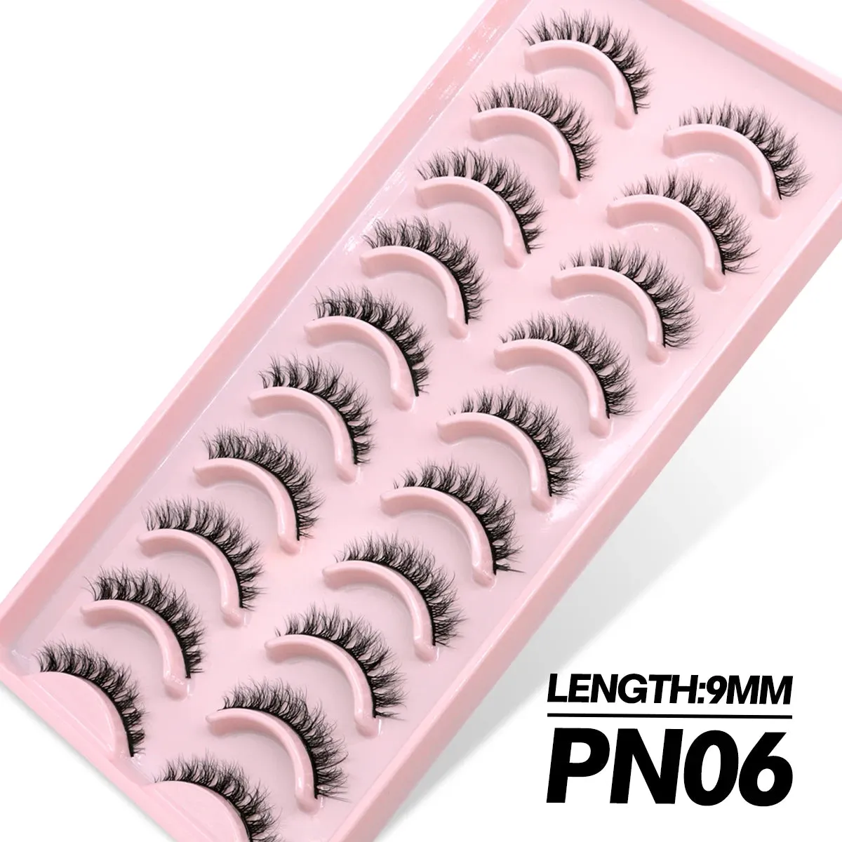 5/10 Pairs Fluffy Soft Wispy Fake Eyelashes