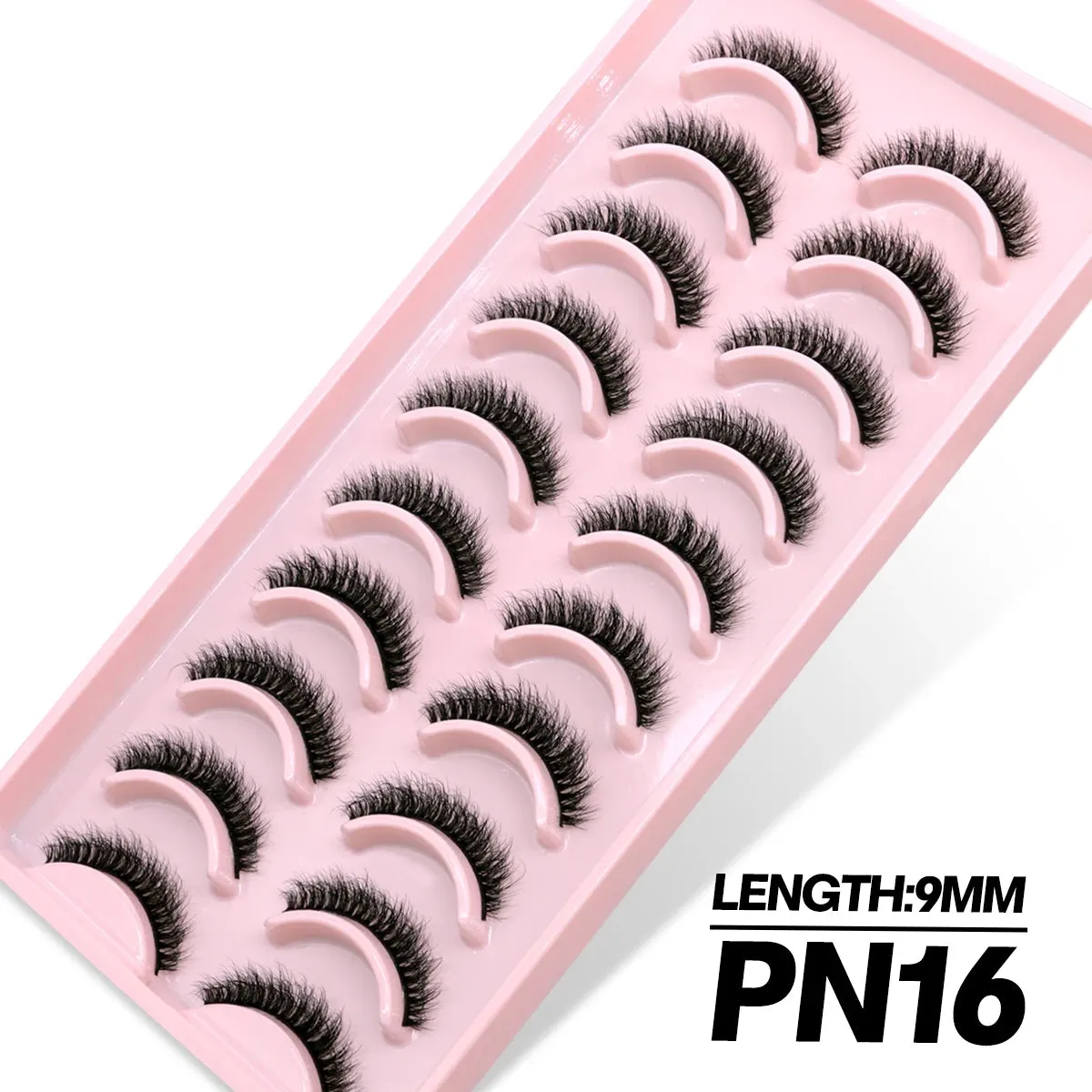 5/10 Pairs Fluffy Soft Wispy Fake Eyelashes