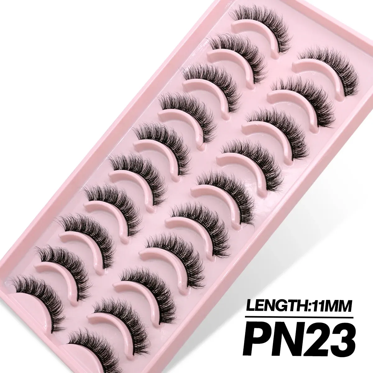 5/10 Pairs Fluffy Soft Wispy Fake Eyelashes