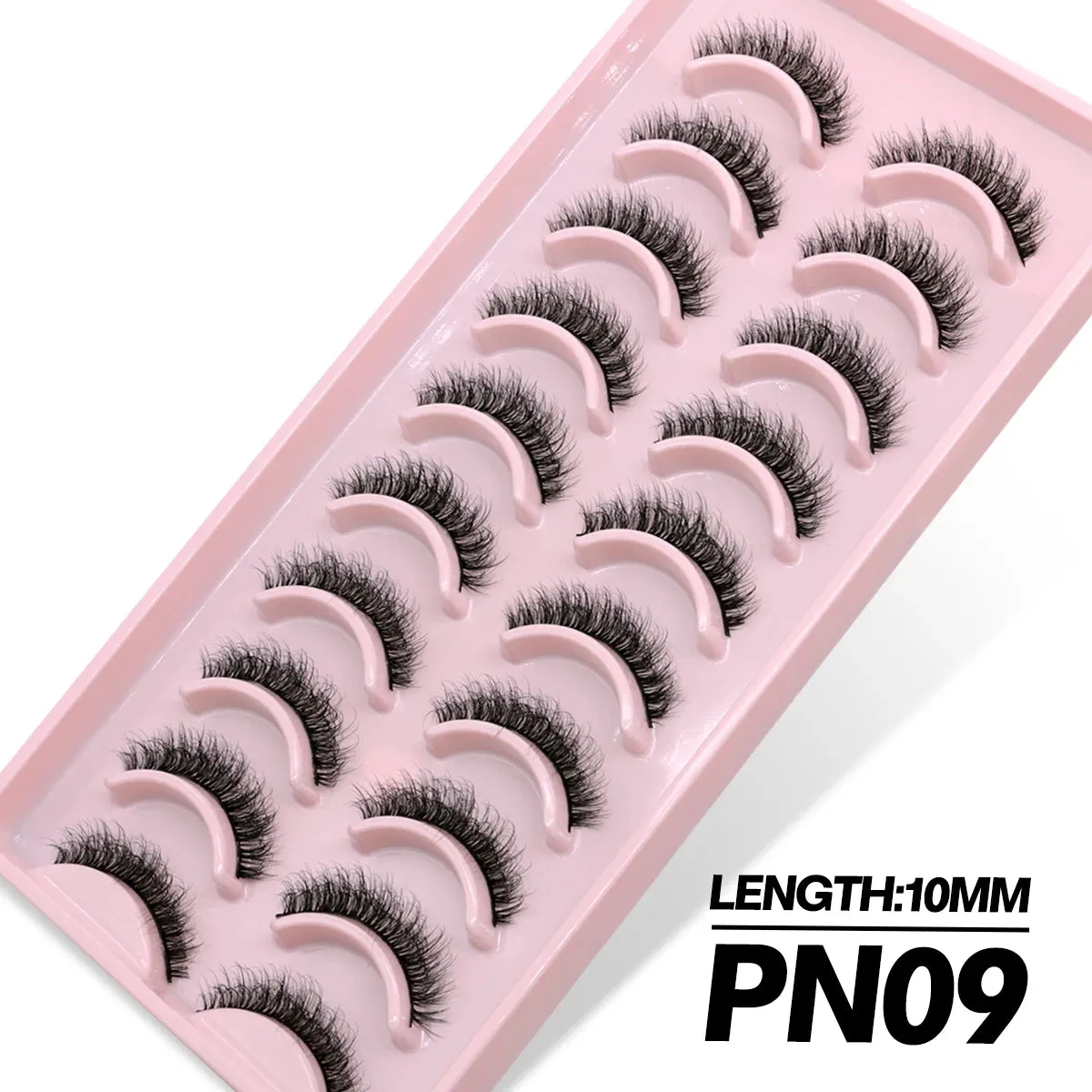 5/10 Pairs Fluffy Soft Wispy Fake Eyelashes