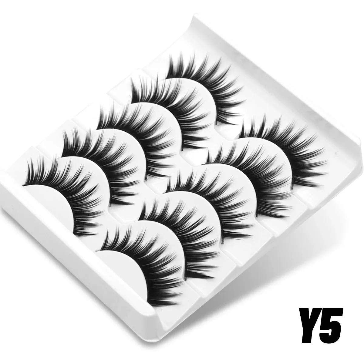 5/10 Pairs Fluffy Soft Wispy Fake Eyelashes