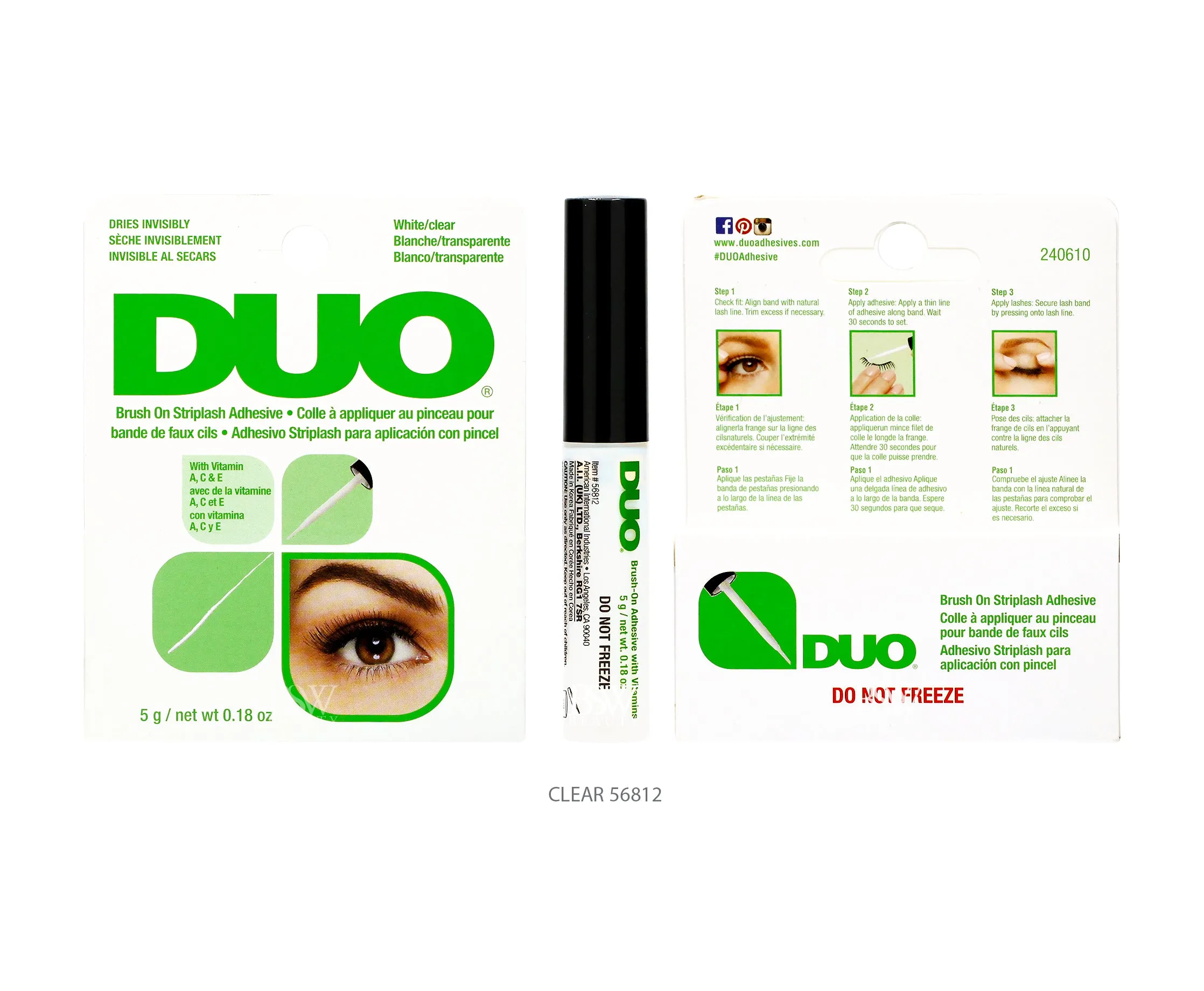 ARDELL DUO STRIP LASH ADHESIVE - 4 TYPES
