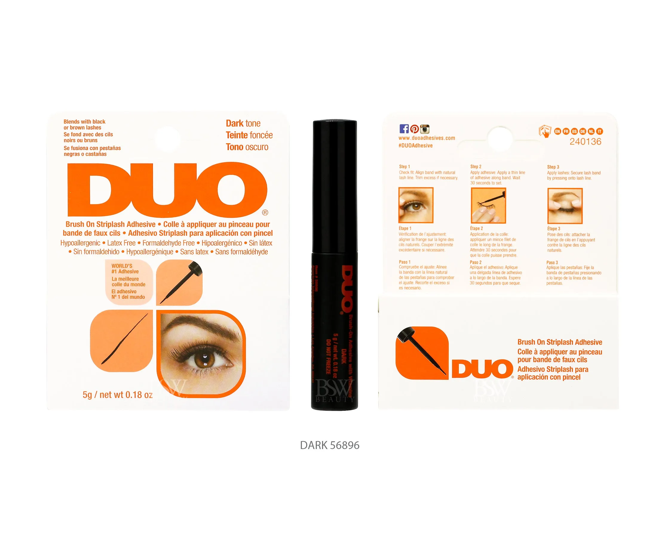 ARDELL DUO STRIP LASH ADHESIVE - 4 TYPES