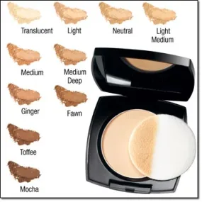 Avon Ideal Flawless Pressed Powder | Mocha
