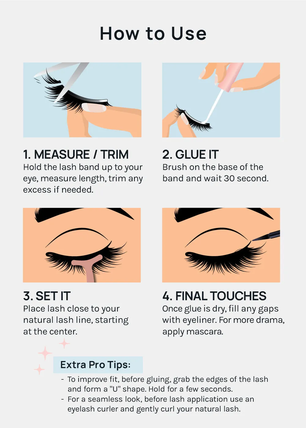 D-LUX Curl Premium Faux Mink Lashes - Ava