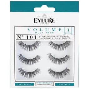 Eylure Volume Lashes 101 Multi Pack - 3 pairs