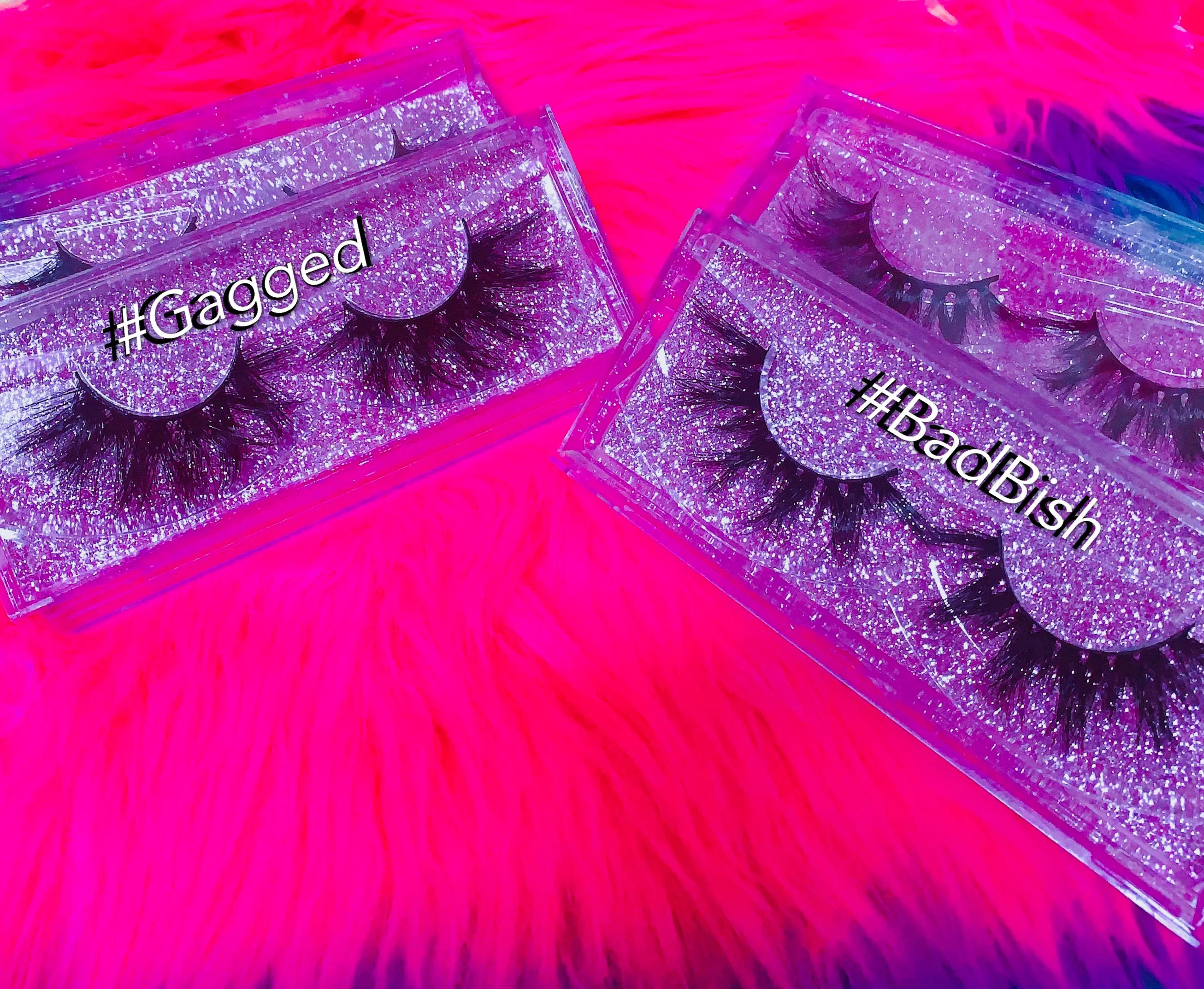 #GAGGED 3D DreamDoll Lashes *GLITTER* Case