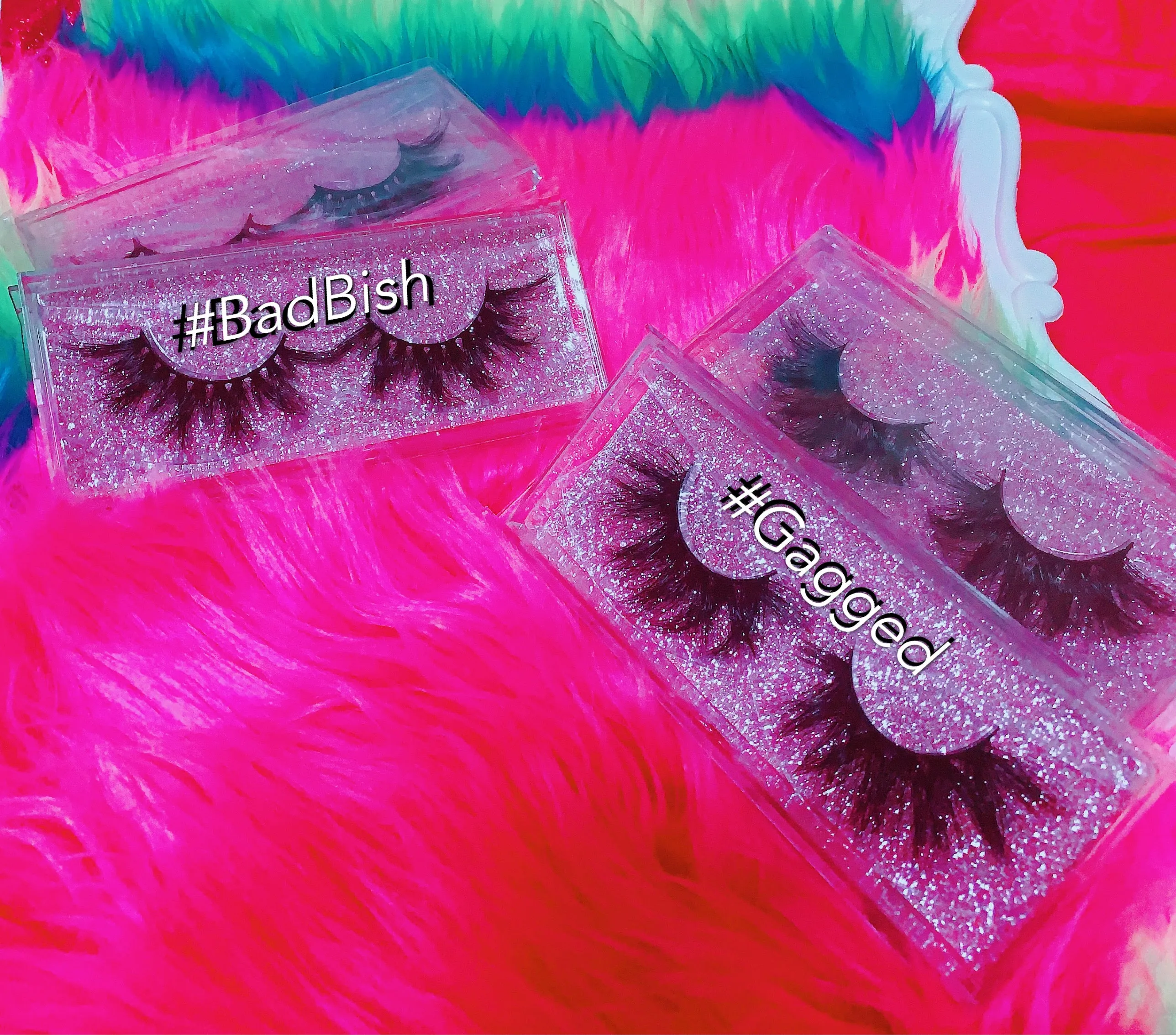 #GAGGED 3D DreamDoll Lashes *GLITTER* Case