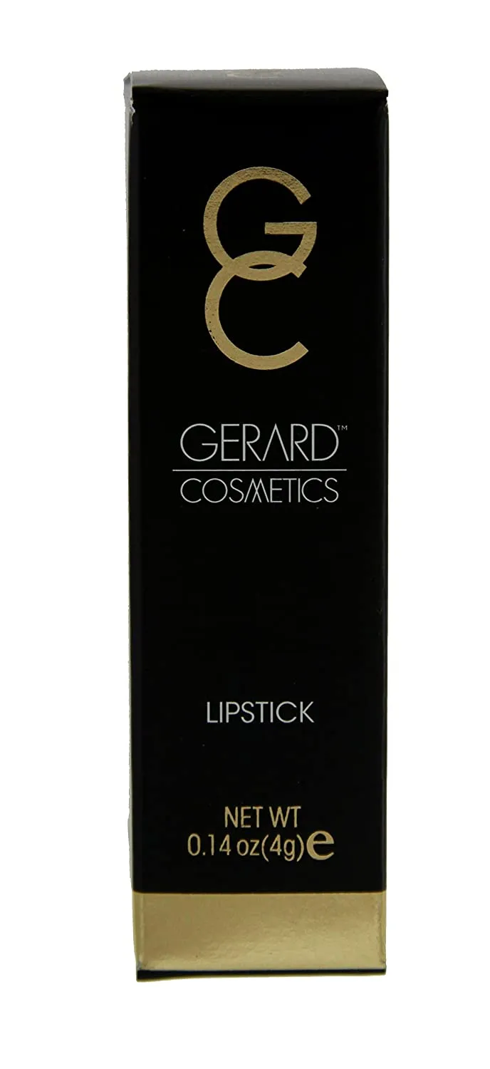 Gerard Cosmetics Satin Finish Lipstick KIMCHI DOLL- Long wear soft & comfortable HIGHLY PIGMENTED lip color, smooth formula CRUELTY FREE AND MADE IN THE USA