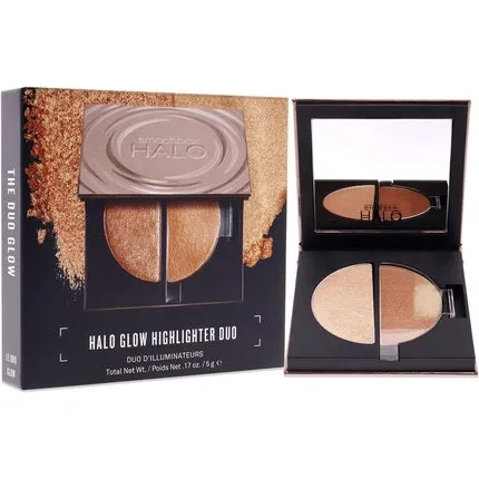 Halo Glow Duo Golden Pearl Highlighter 0.17 oz 5G, Smashbox