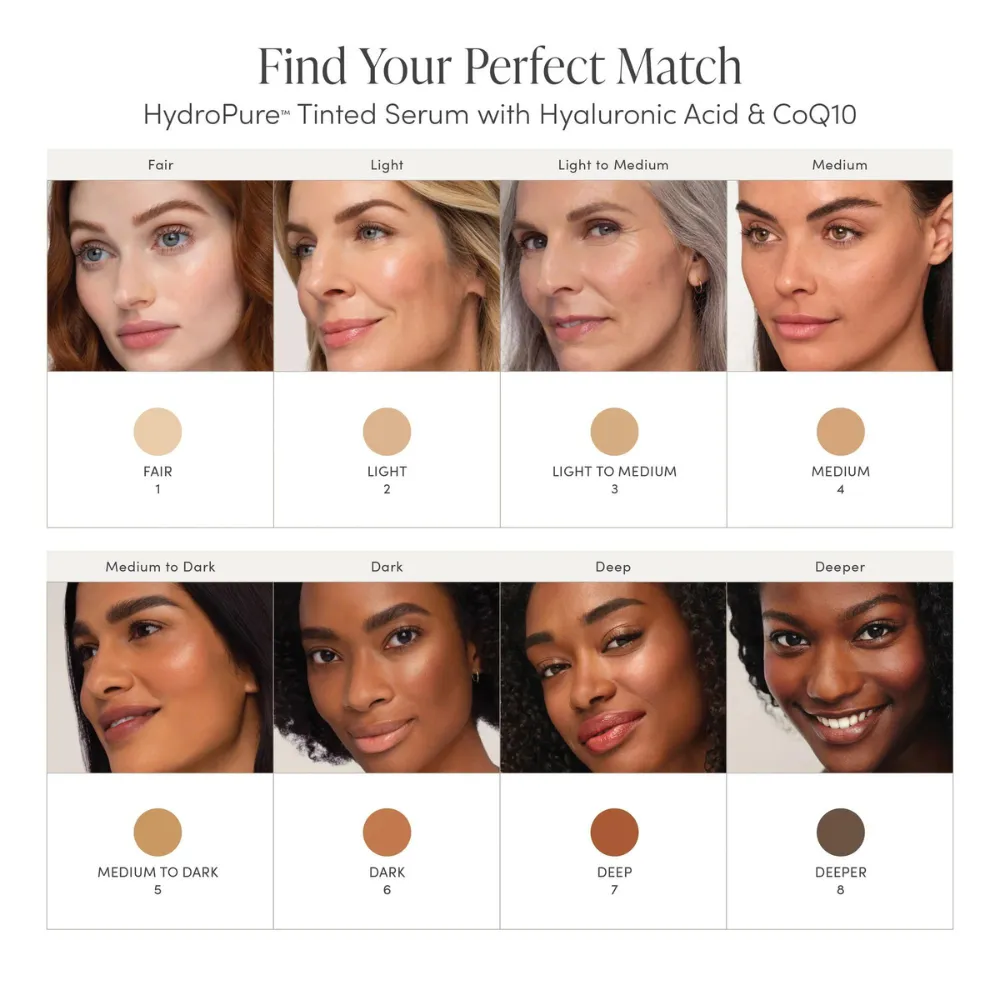 Jane Iredale HydroPure™ Tinted Serum with Hyaluronic Acid & CoQ10