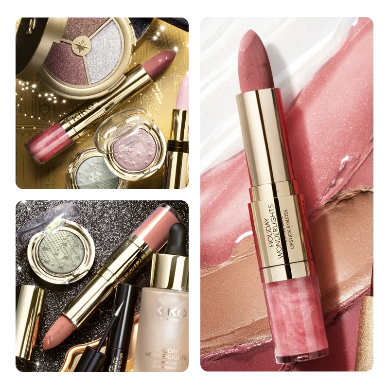 KIKO Milano Holiday Wonderlights Festive Duo Matte Lipstick & Gloss