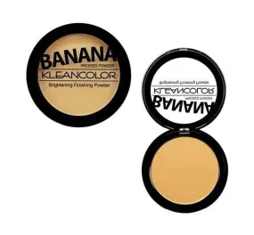 KleanColor Banana Pressed Powder - Brightening Finishing Powder