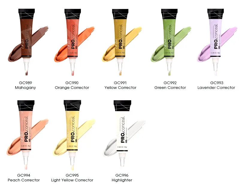 L.A. GIRL PRO HD CONCEAL 0.28oz - 24 COLORS