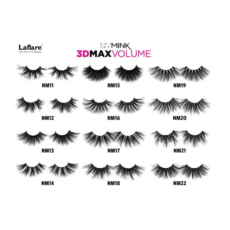 LAFLARE 3d Ny Max Volume Lash - NM19