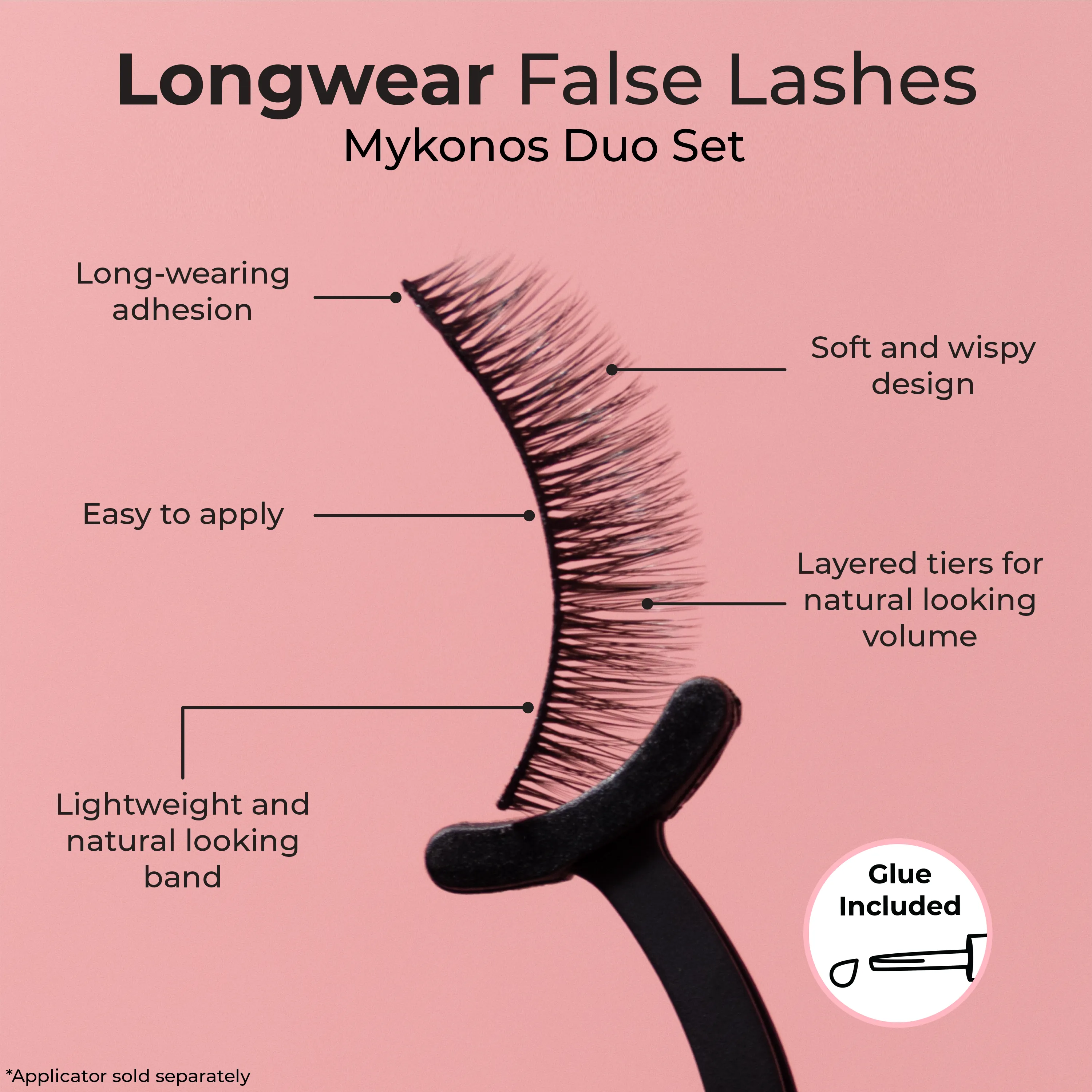 Longwear False Lashes - Mykonos Duo Value Set