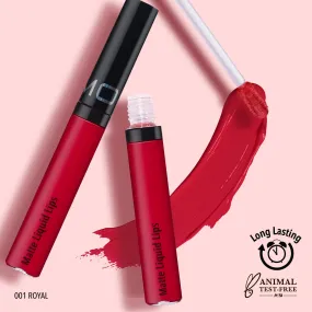 Matte Liquid Lips (001, Royal)