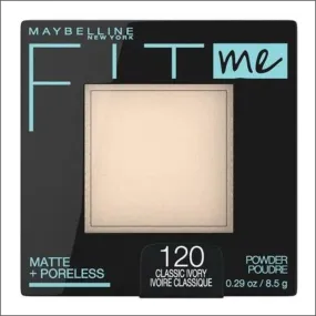 Maybelline Fit Me Matte   Poreless Pressed Powder - 120 Classic Ivory