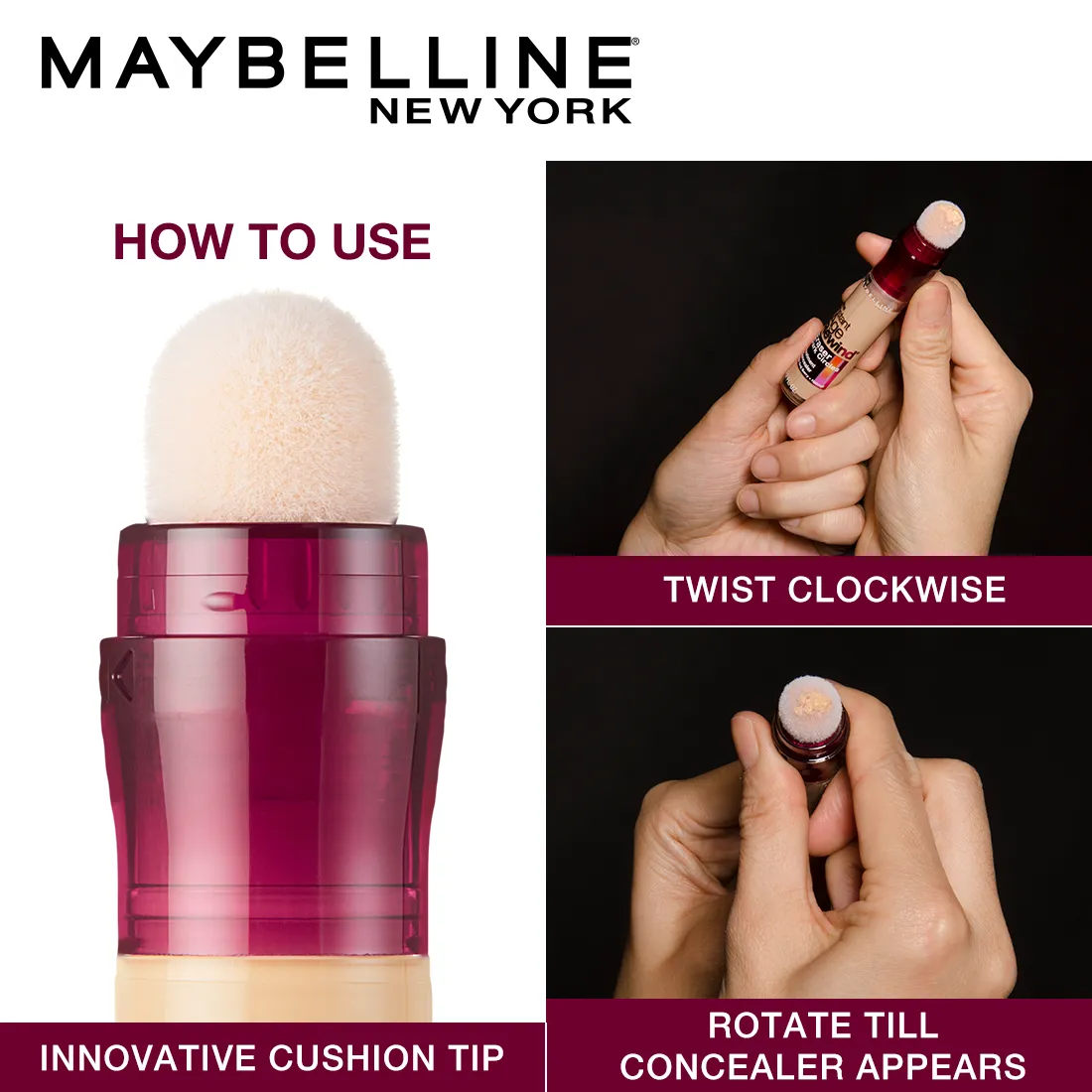 Maybelline New York Instant Age Rewind Concealer, Caramel, 6g