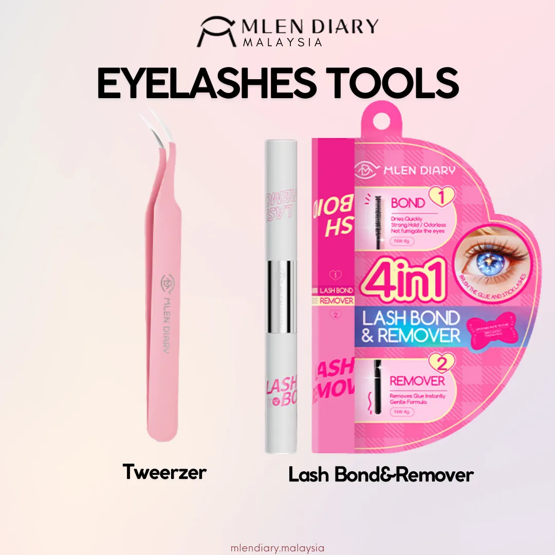 MLEN DIARY Eyelashes I.O.W Eyelash Series 6D Eyelash Extensions Korean Eyelash Extension 闪接女团韩系甜酷假睫毛