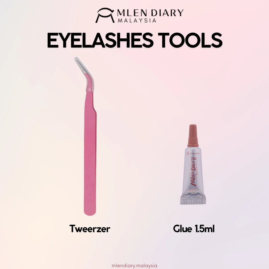 MLEN DIARY Eyelashes I.O.W Eyelash Series 6D Eyelash Extensions Korean Eyelash Extension 闪接女团韩系甜酷假睫毛