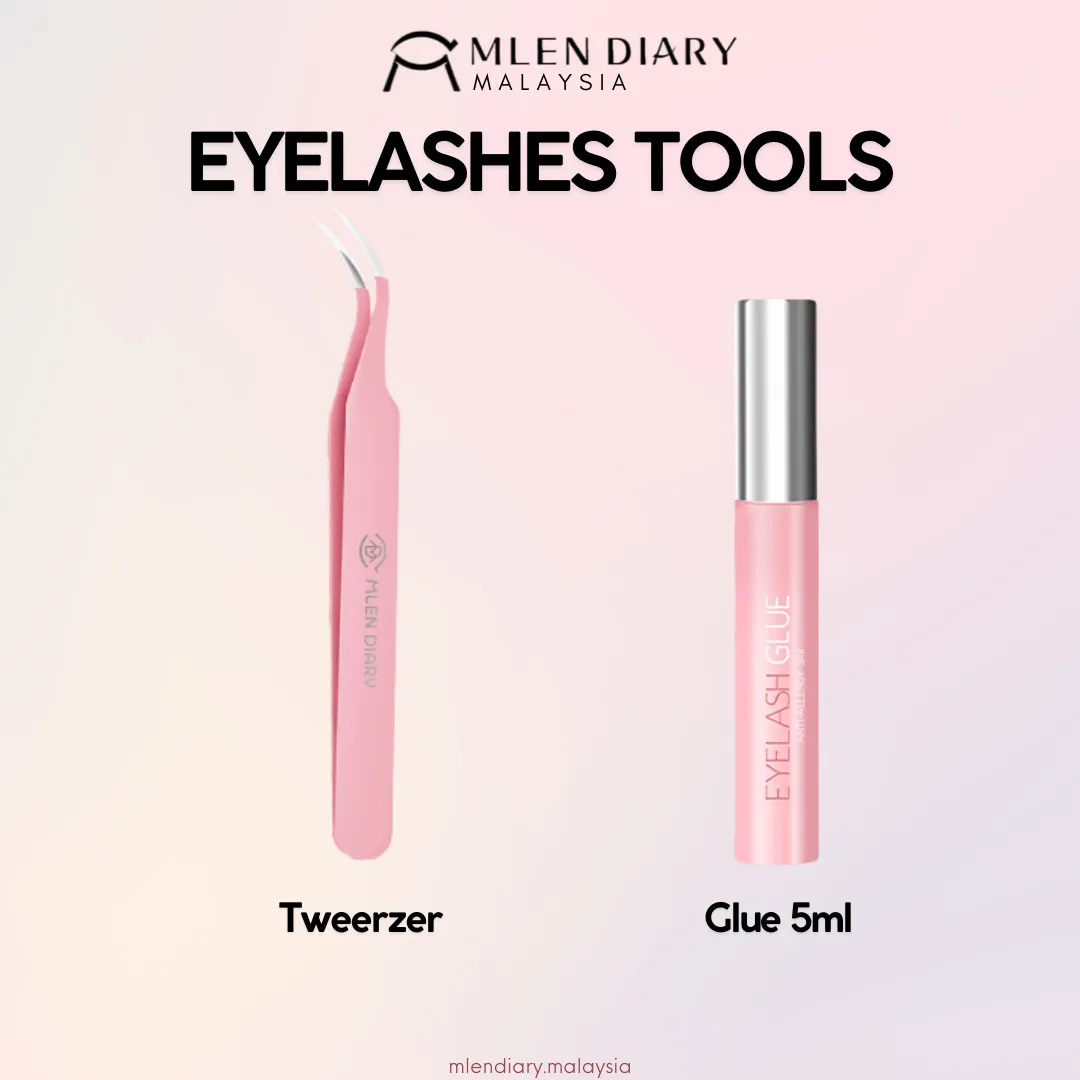 MLEN DIARY Eyelashes I.O.W Eyelash Series 6D Eyelash Extensions Korean Eyelash Extension 闪接女团韩系甜酷假睫毛