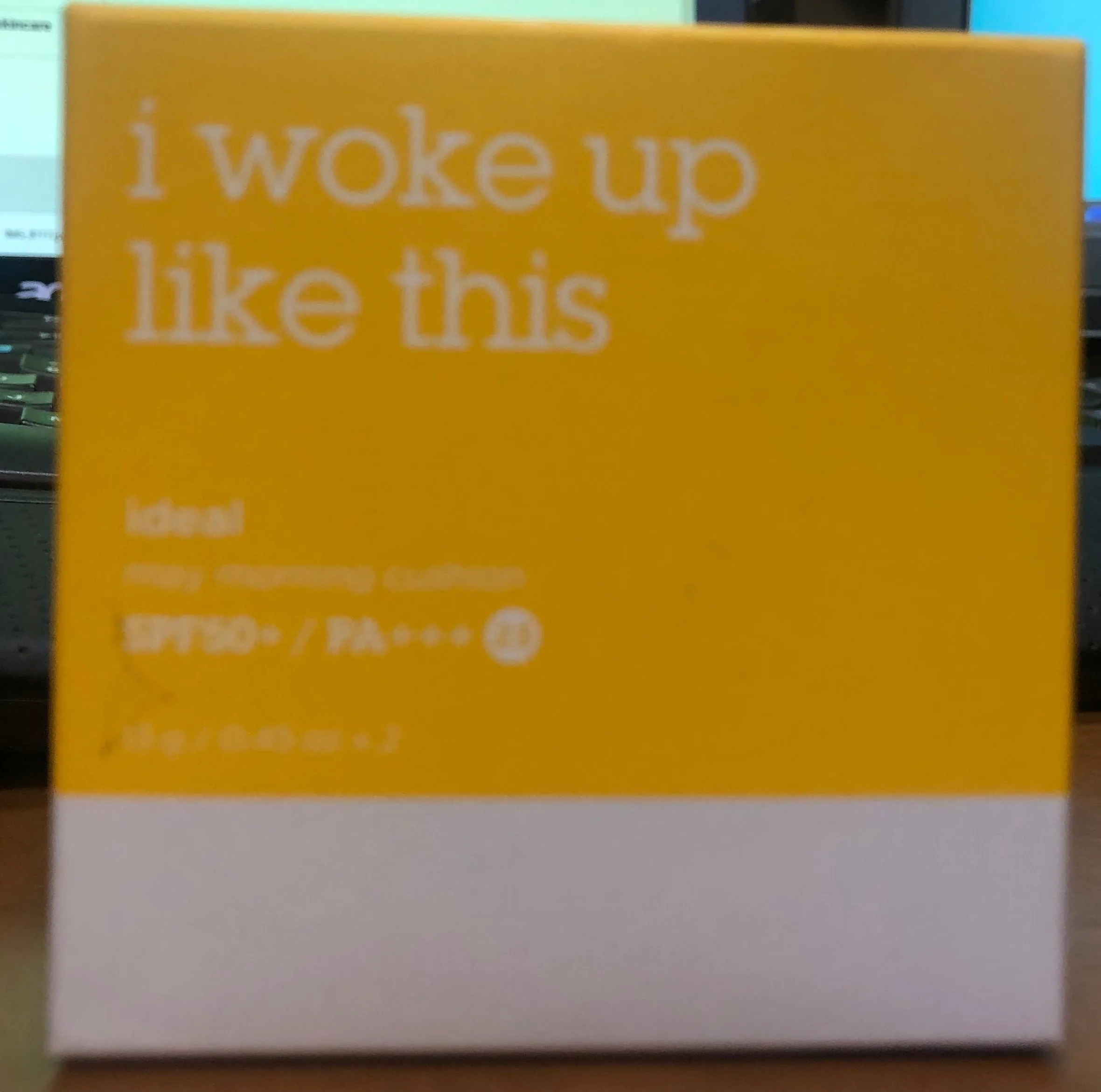 NEW I WOKE UP LIKE THIS May Morning Cushion SPF50 /PA    (no refill)– SHADE 23 A Sun Protecting Sheer Cover Foundation Cushion for Natural Daily Makeup. For Dewy & Glowing Look – 0.44 oz