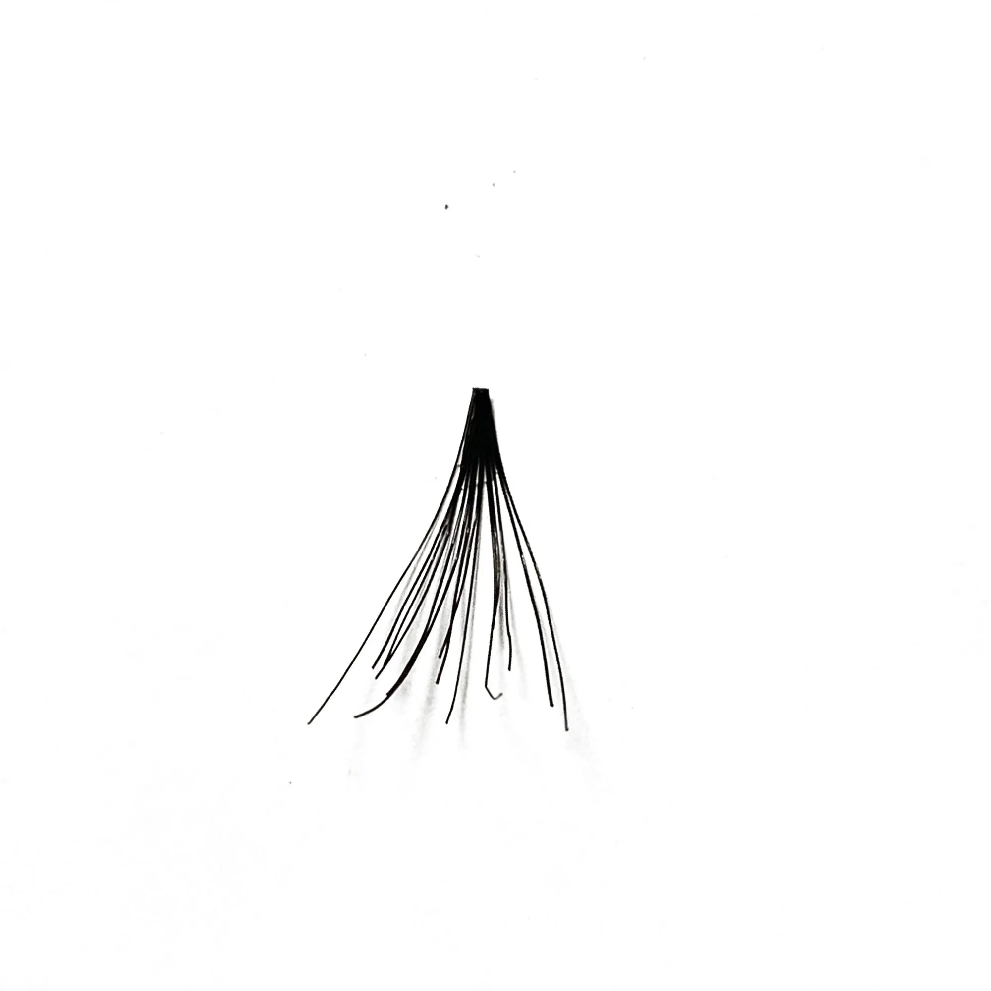 Professional Individual Ultra Thick Lashes, 7 Ply Flare Black, Knot Free & Short For Intense Volume (BF1005-Medium)