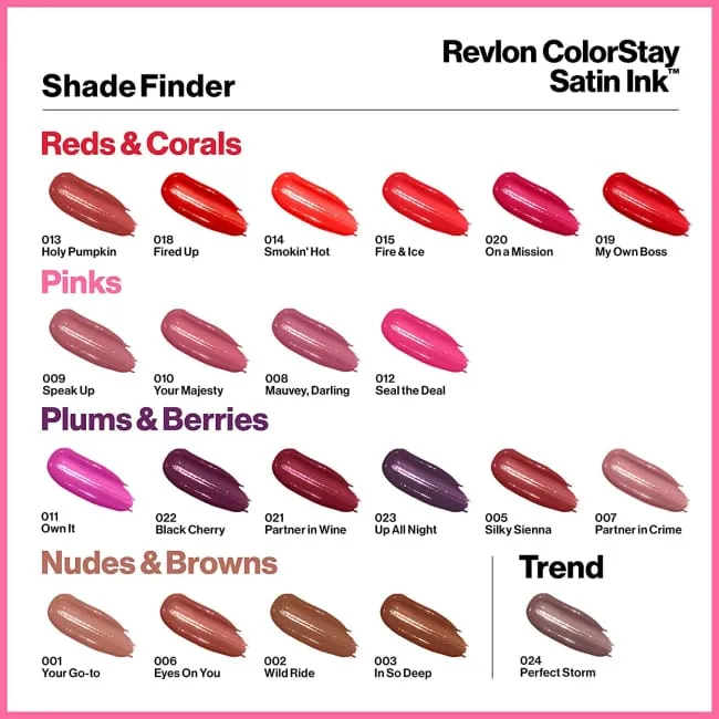 Revlon ColorStay Satin Ink Lipcolor - Fired Up
