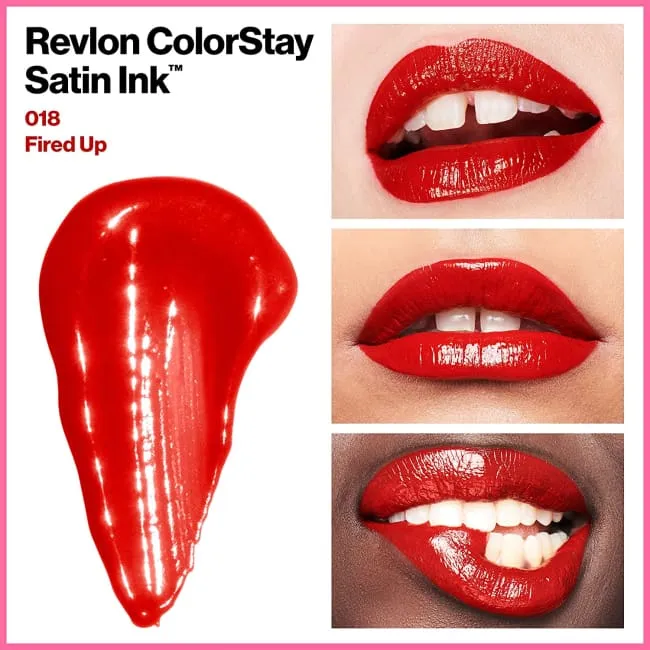 Revlon ColorStay Satin Ink Lipcolor - Fired Up