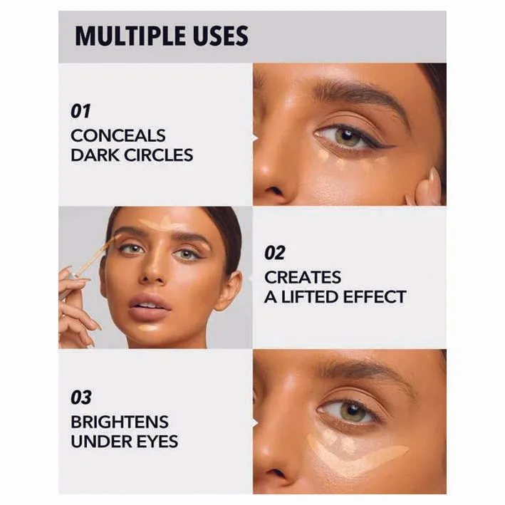 Sheglam 12-Hr Full Coverage Matte Liquid Concealer Long Lasting