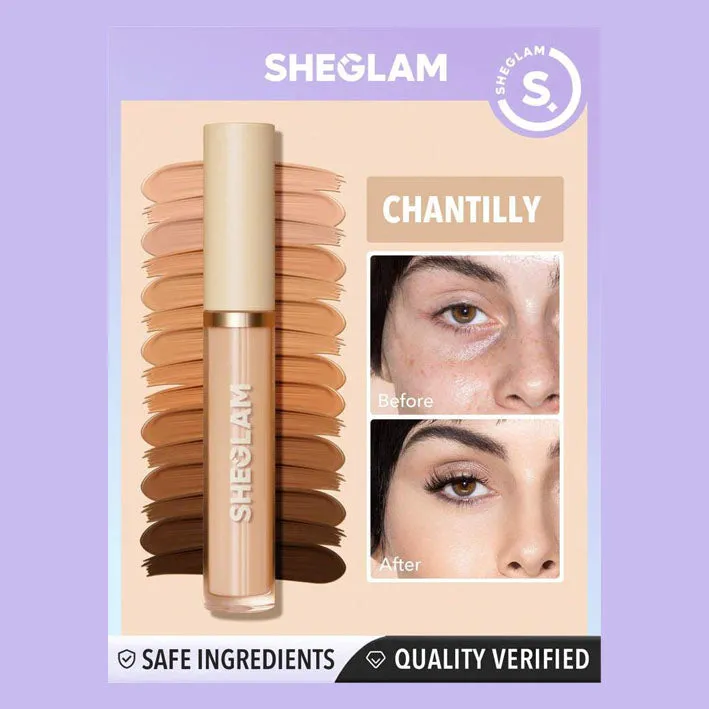 Sheglam 12-Hr Full Coverage Matte Liquid Concealer Long Lasting