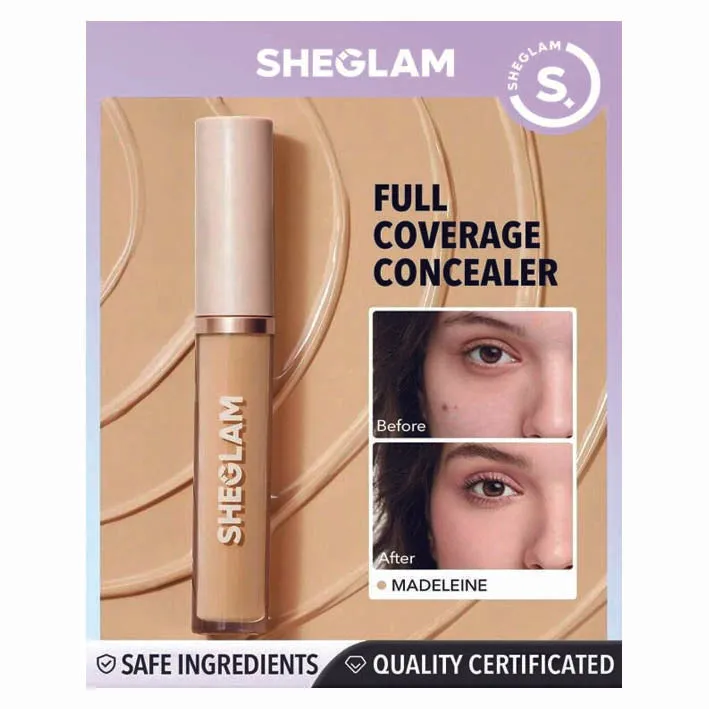 Sheglam 12-Hr Full Coverage Matte Liquid Concealer Long Lasting
