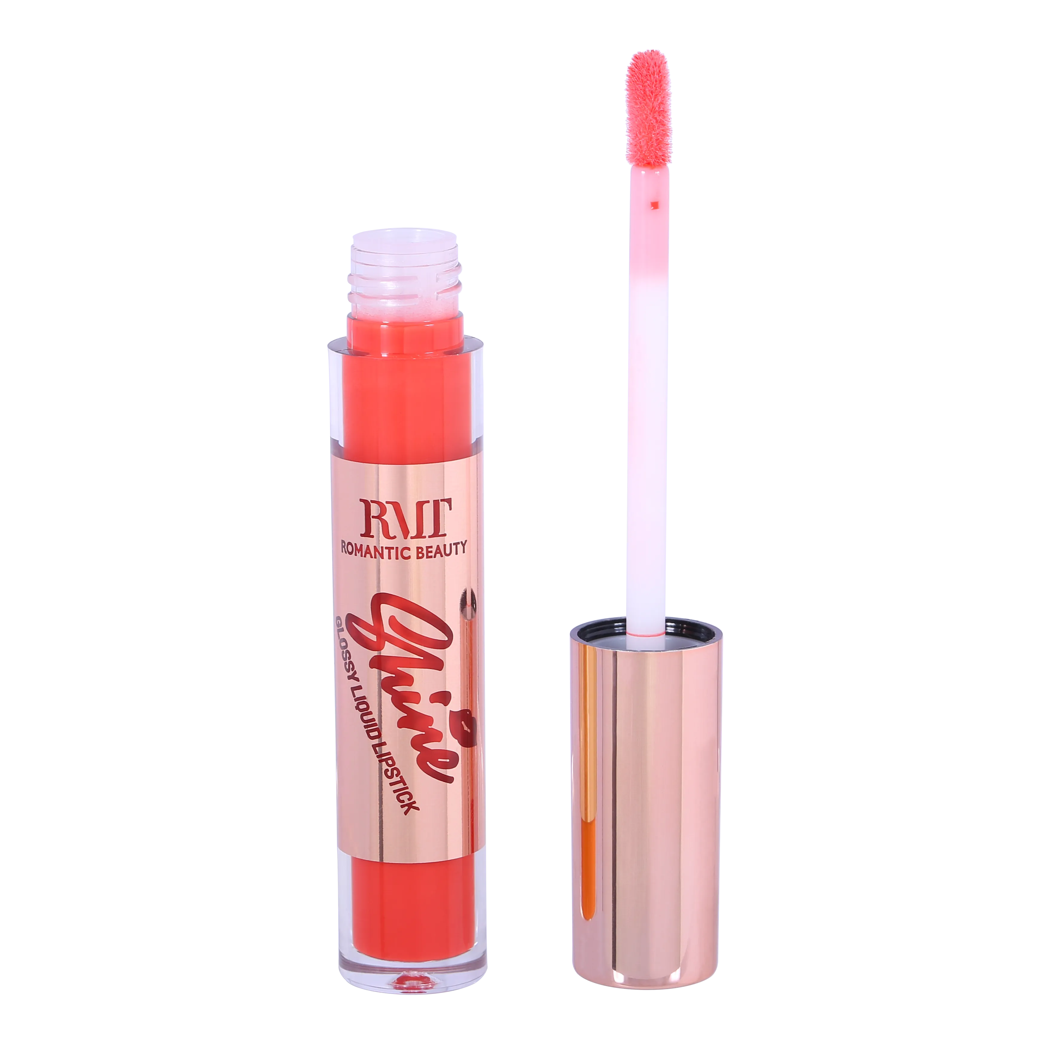 Shine Glossy Liquid Lipstick (Red Tone)