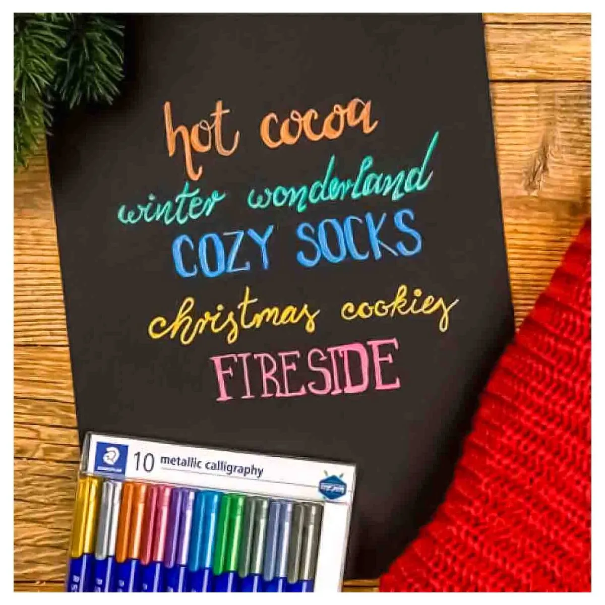 Staedtler Design Journey Metallic Calligraphy Marker (10 Pack)