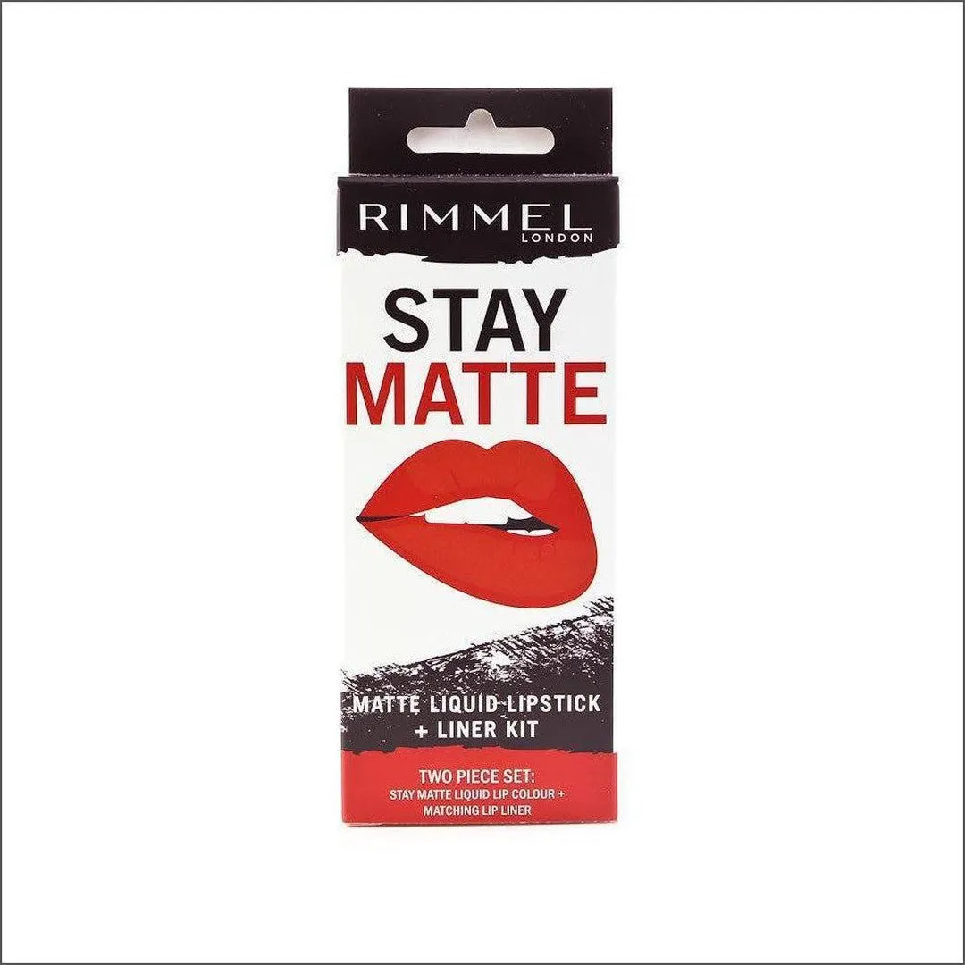 Stay Matte Liquid Lipstick 500 Fire Starter 5.5ml Kit